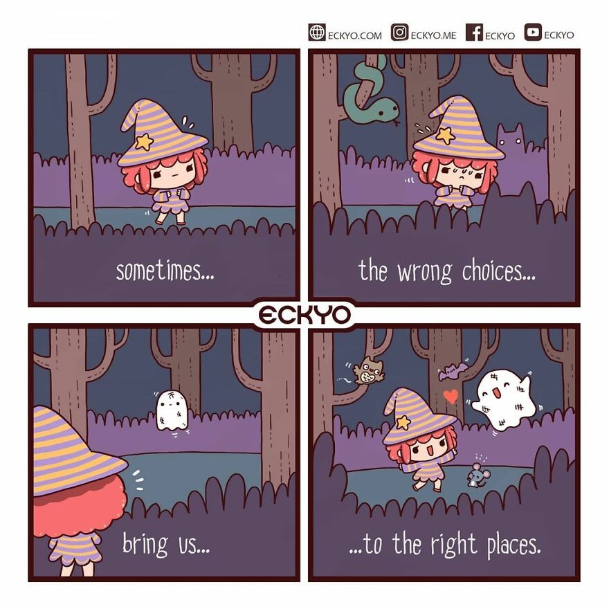 Artist Makes Uplifting Comics That Remind Us To Keep Going (New Pics)