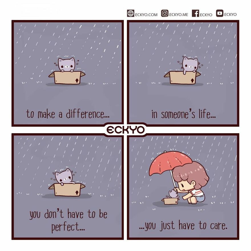 Artist Makes Uplifting Comics That Remind Us To Keep Going (New Pics)