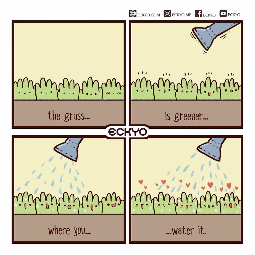 Artist Makes Uplifting Comics That Remind Us To Keep Going (New Pics)