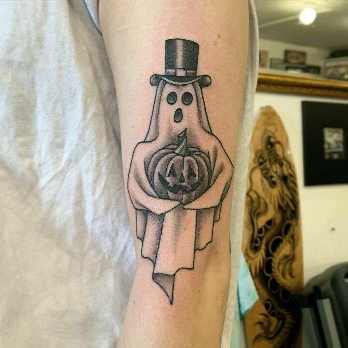 Spooky Halloween Tattoo