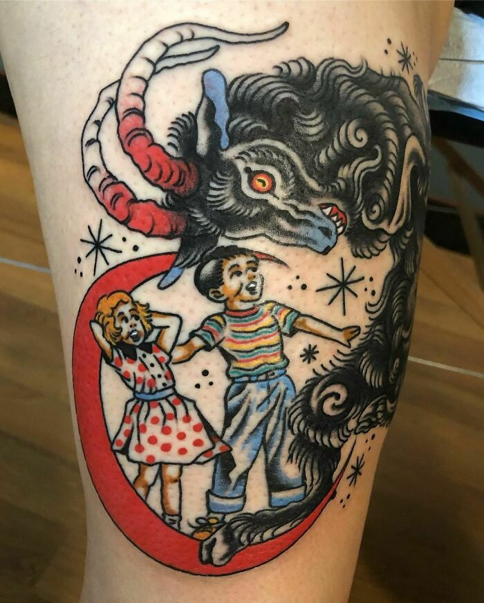 Spooky Halloween Tattoo