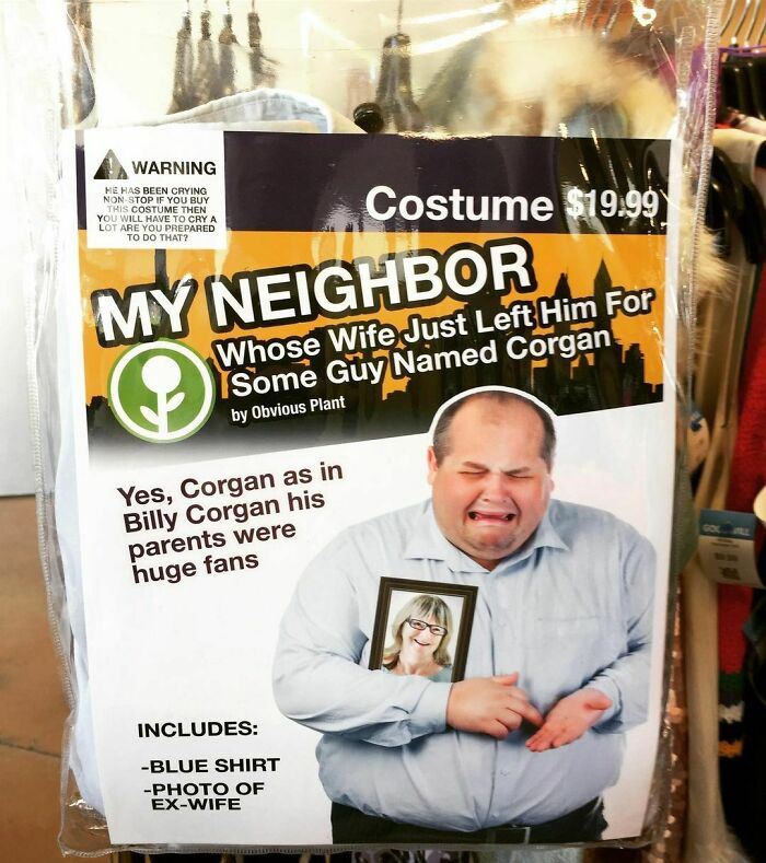 Found My Halloween Costume. Available At A Goodwill In Glendale, Ca