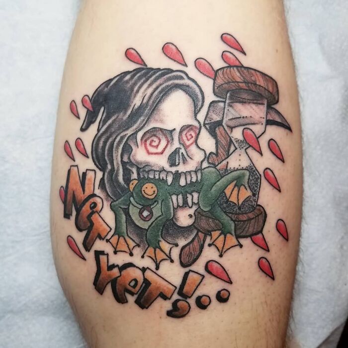 Spooky Halloween Tattoo