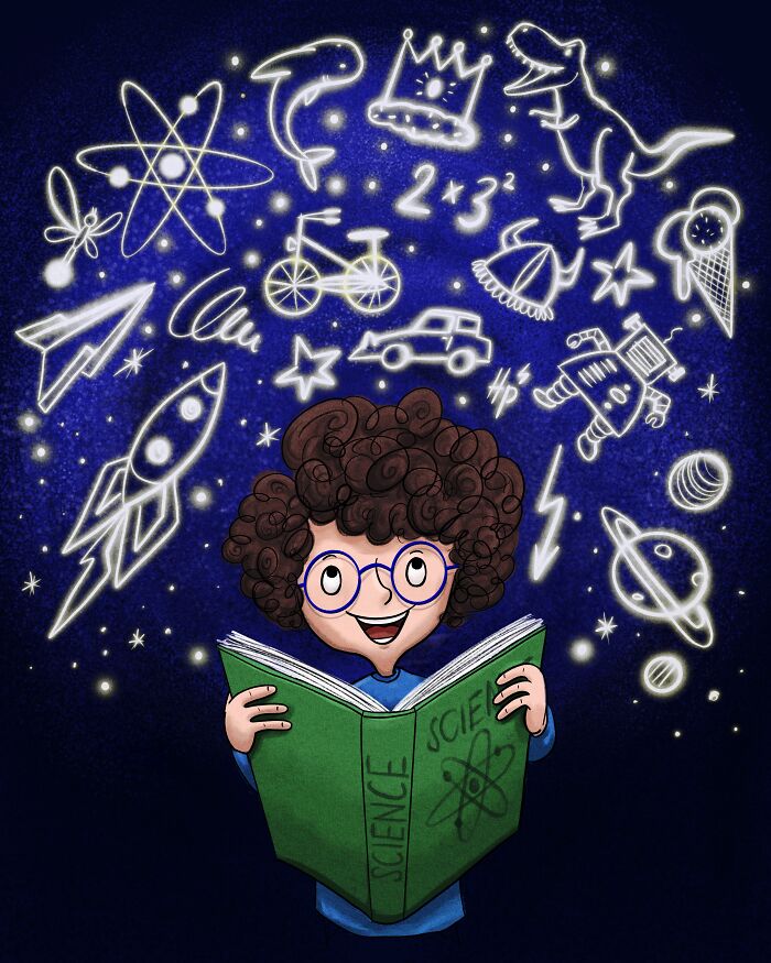 I'm An Childrens Books Illustrator From Germany. Here I Drew My Friends Autistic Son ❤️