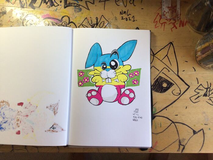 Pan- Bunny Rabbit!! This Took Me 30 Minutes To Make .