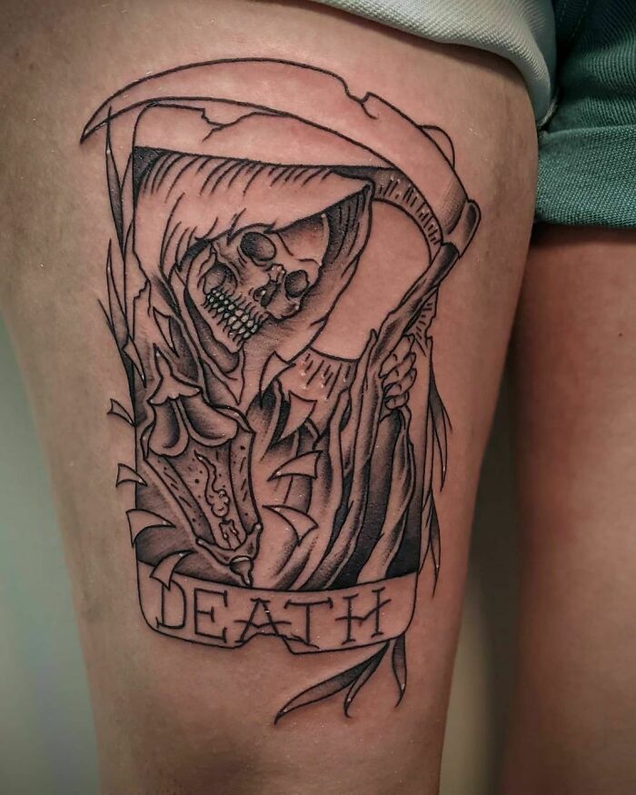 Spooky Halloween Tattoo