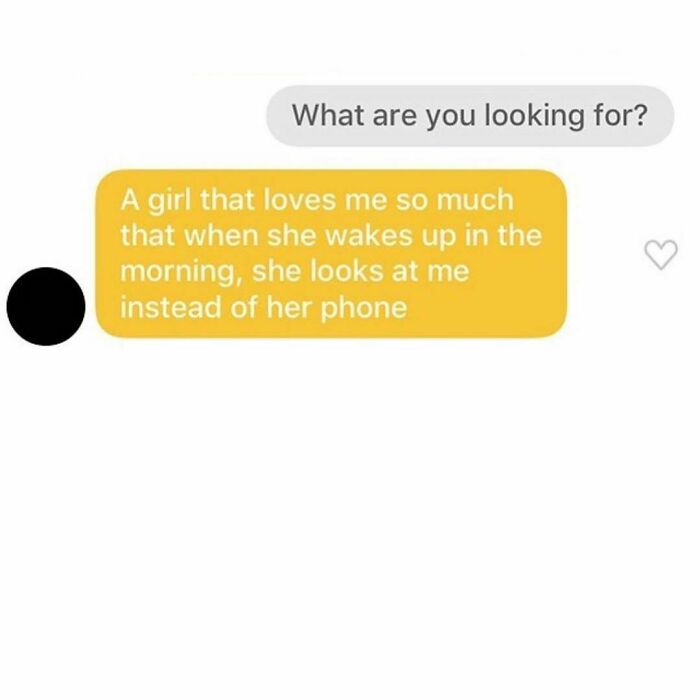 Love The Sentiment, But If We’re Looking At You Before Our Phone In The Morning, It’s An Accident