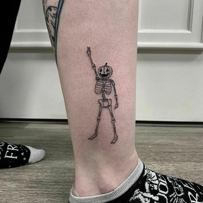 Spooky Halloween Tattoo