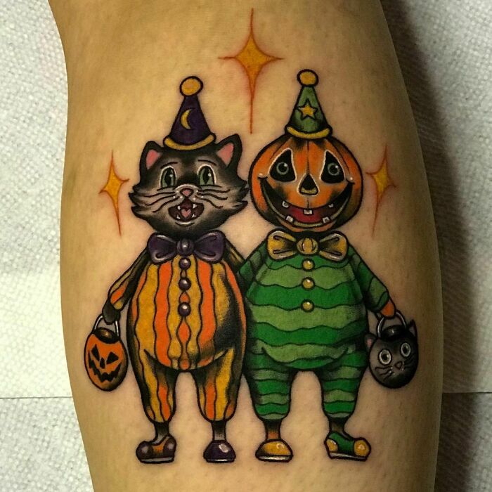 Spooky Halloween Tattoo