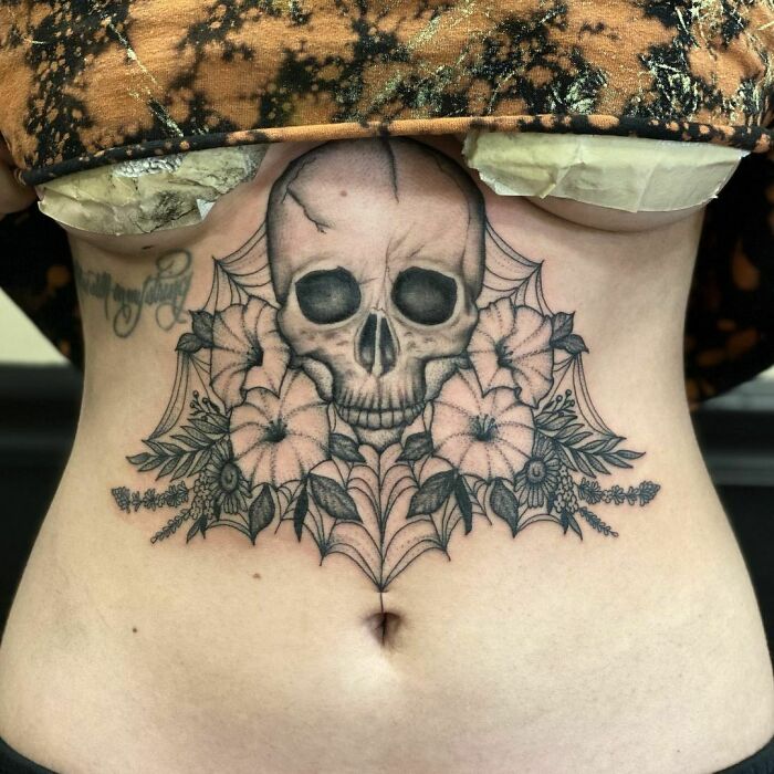 Spooky Halloween Tattoo