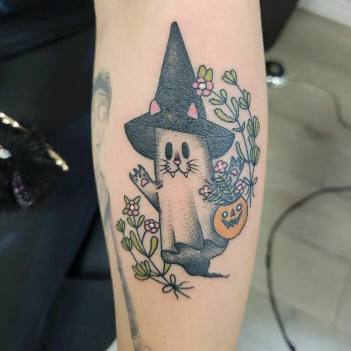 Spooky Halloween Tattoo