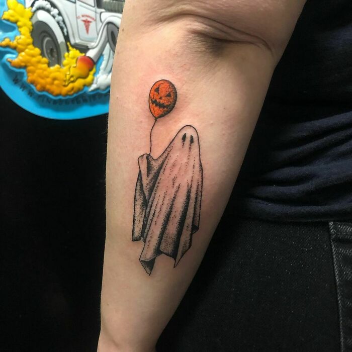 Spooky Halloween Tattoo
