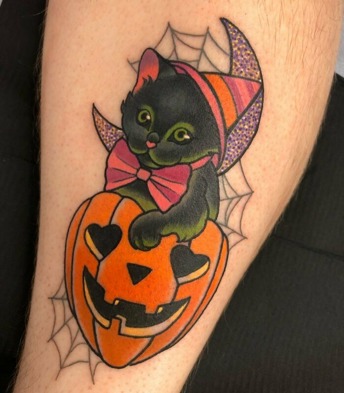 Spooky Halloween Tattoo