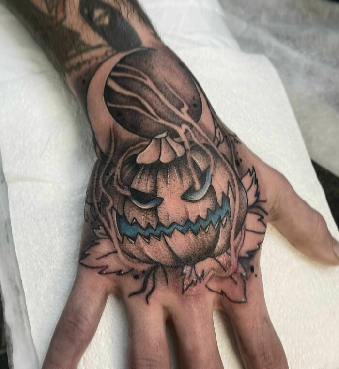 Spooky Halloween Tattoo