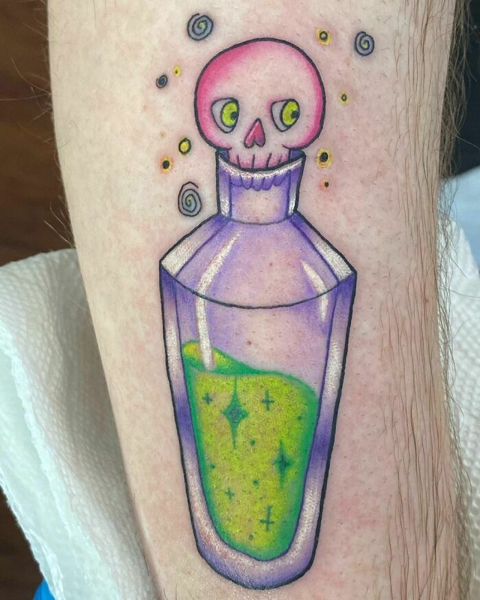 Spooky Halloween Tattoo