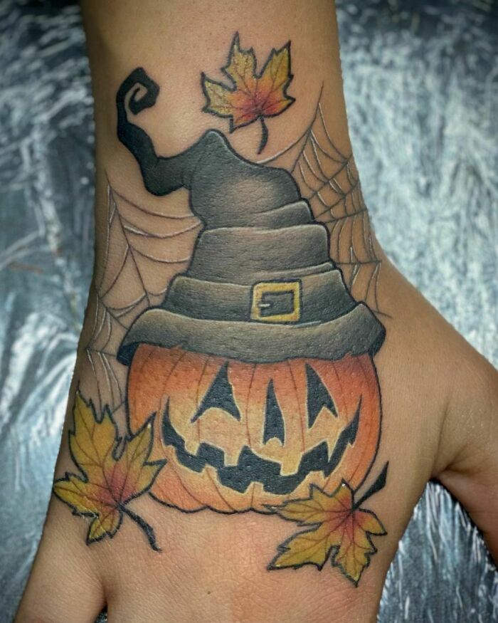 Spooky Halloween Tattoo