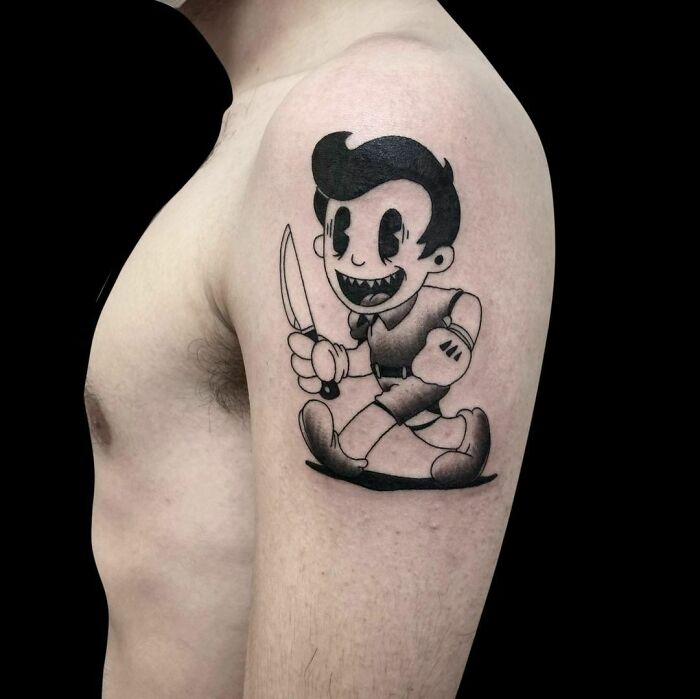 Spooky Halloween Tattoo