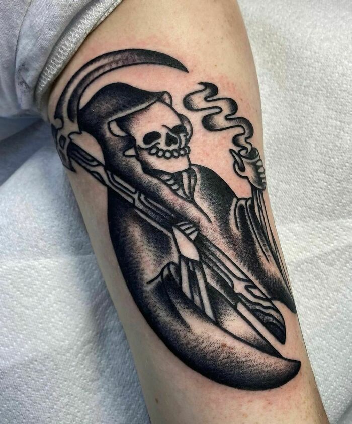 Spooky Halloween Tattoo
