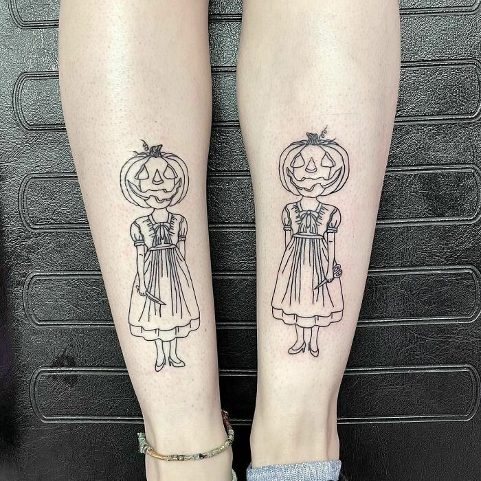 Spooky Halloween Tattoo