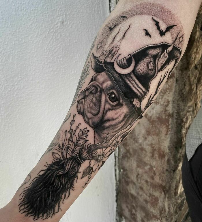 Spooky Halloween Tattoo