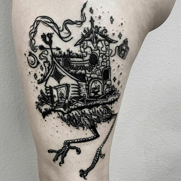 Spooky Halloween Tattoo