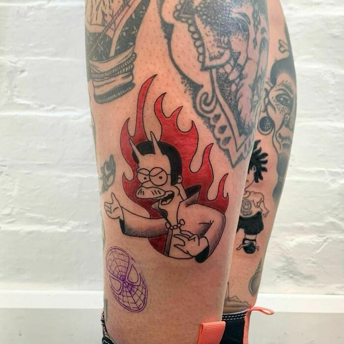 Spooky Halloween Tattoo