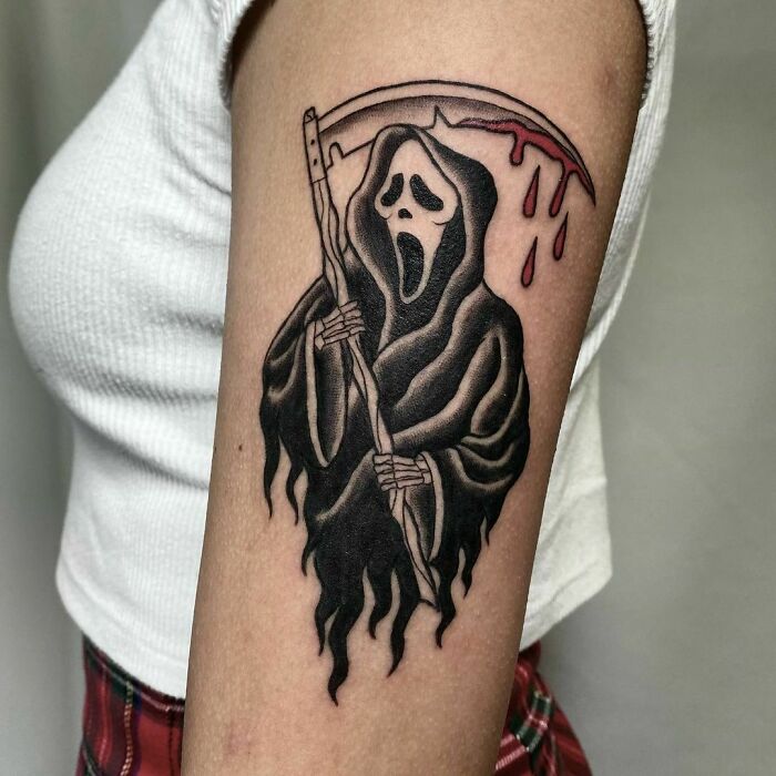 Spooky Halloween Tattoo