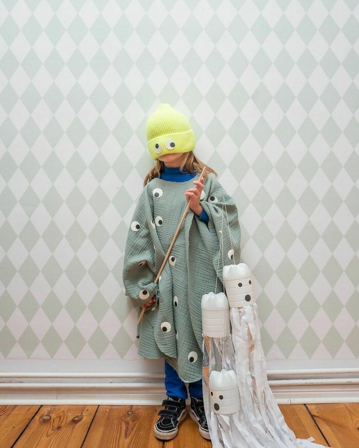 Big Eyes, Little Effort. If You Are Looking For An Easy-Peasy 5 Minute Costume, Here's For You