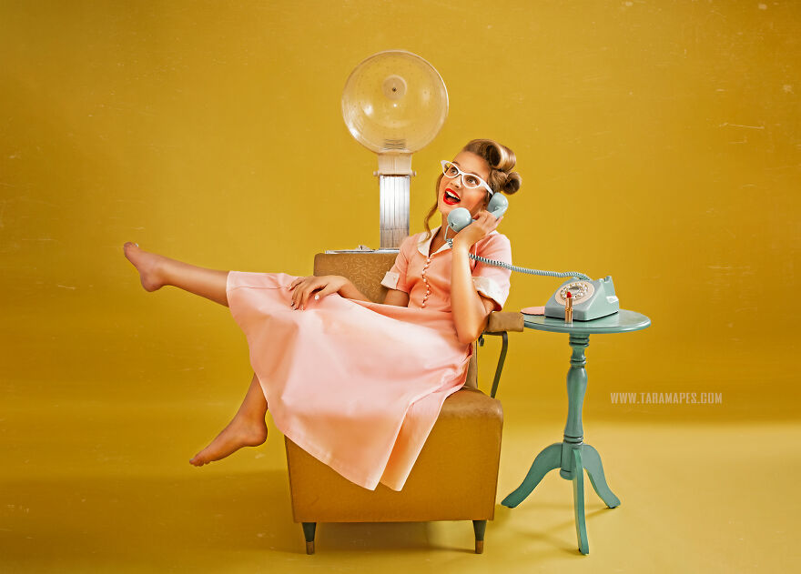 How My Adhd Helped Me Create This 50s Hair Salon Shoot (19 Pics)
