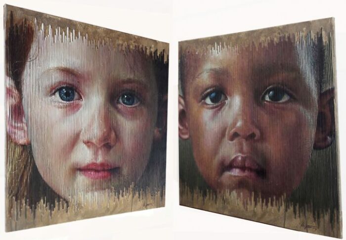 Changing Portraits That Can Be Experienced Not Only In Harry Potter: Optical Art By Sergi Cadenas