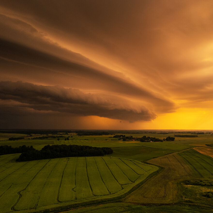 Highway Vilnius-Panevėžys Before The Storm