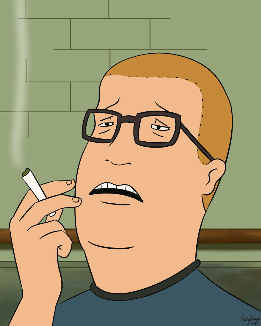 Artist Draws Hank Hill As 40 Different People Artist Draws Hank Hill As 40 Different People