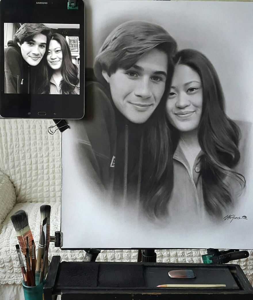 Russian Street Artist Draws Amazing Lifelike Portraits In Less Than An Hour(112 New Pics)