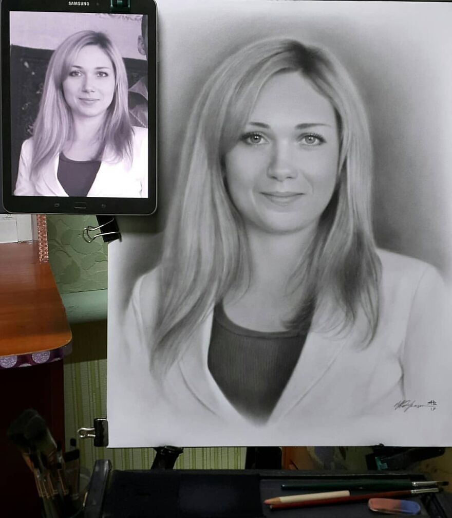 Russian Street Artist Draws Amazing Lifelike Portraits In Less Than An Hour(112 New Pics)