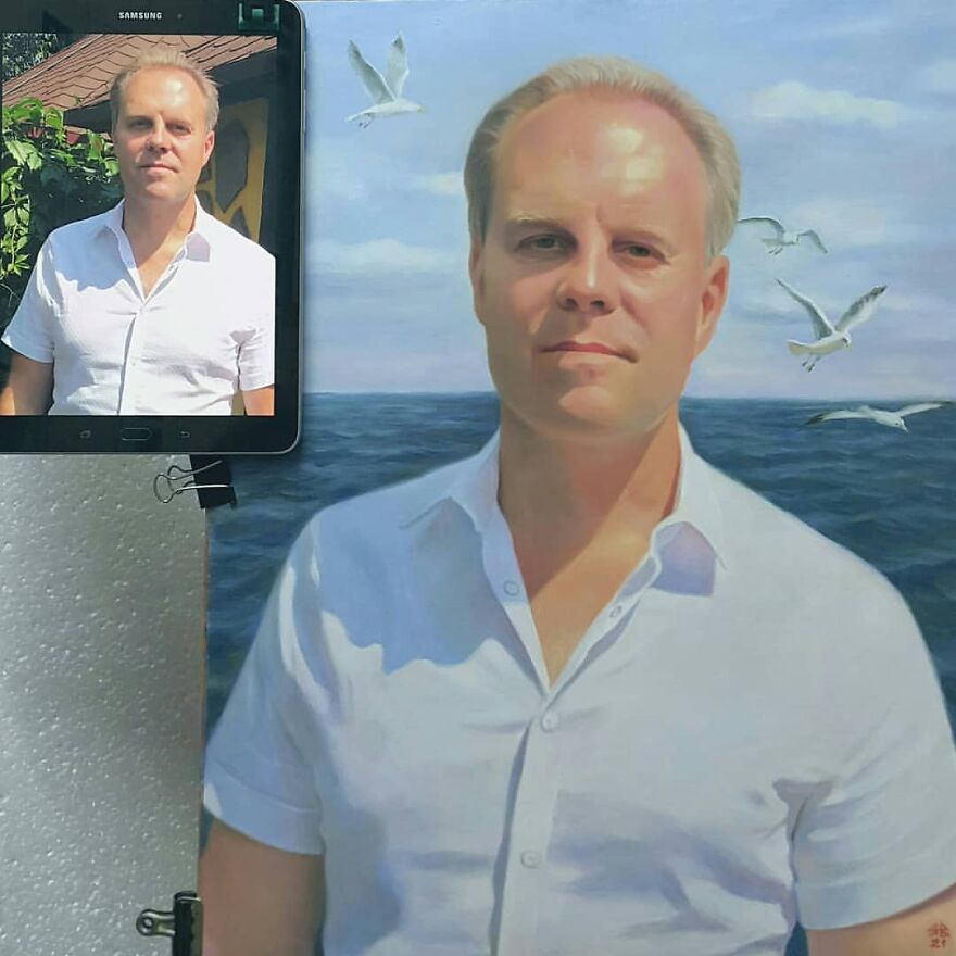 Russian Street Artist Draws Amazing Lifelike Portraits In Less Than An Hour(112 New Pics)