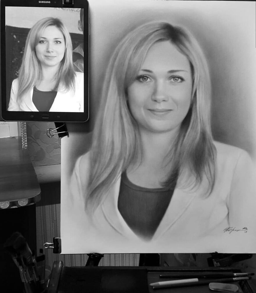 Russian Street Artist Draws Amazing Lifelike Portraits In Less Than An Hour(112 New Pics)