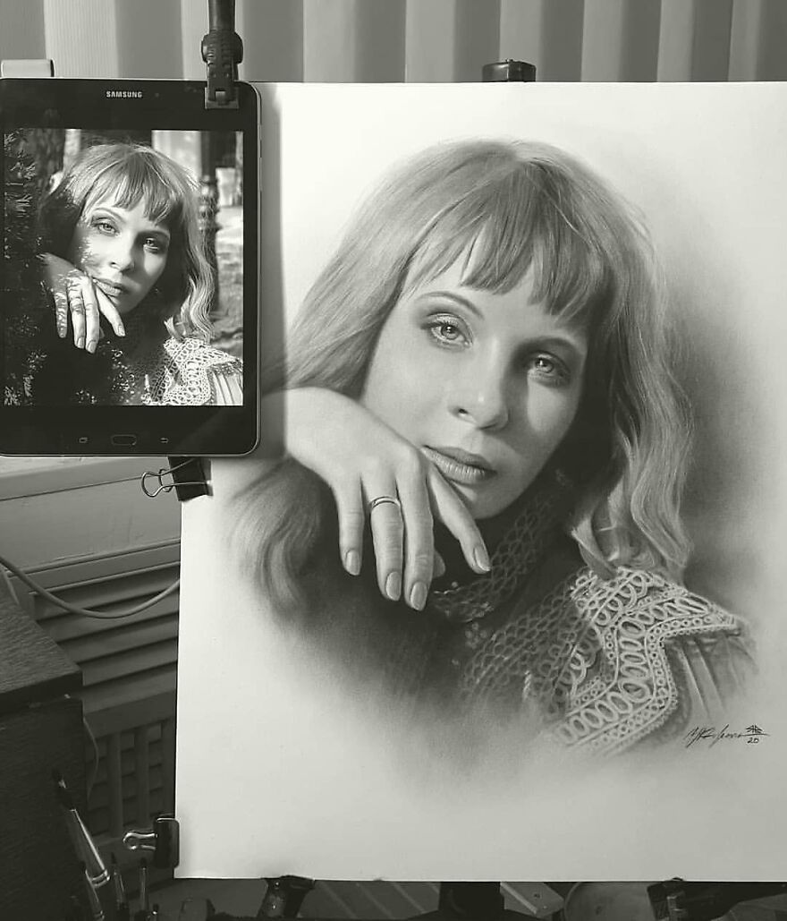 Russian Street Artist Draws Amazing Lifelike Portraits In Less Than An Hour(112 New Pics)