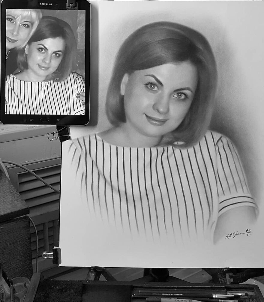 Russian Street Artist Draws Amazing Lifelike Portraits In Less Than An Hour(112 New Pics)