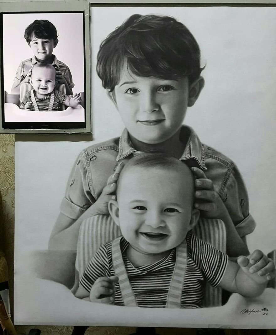 Russian Street Artist Draws Amazing Lifelike Portraits In Less Than An Hour(112 New Pics)