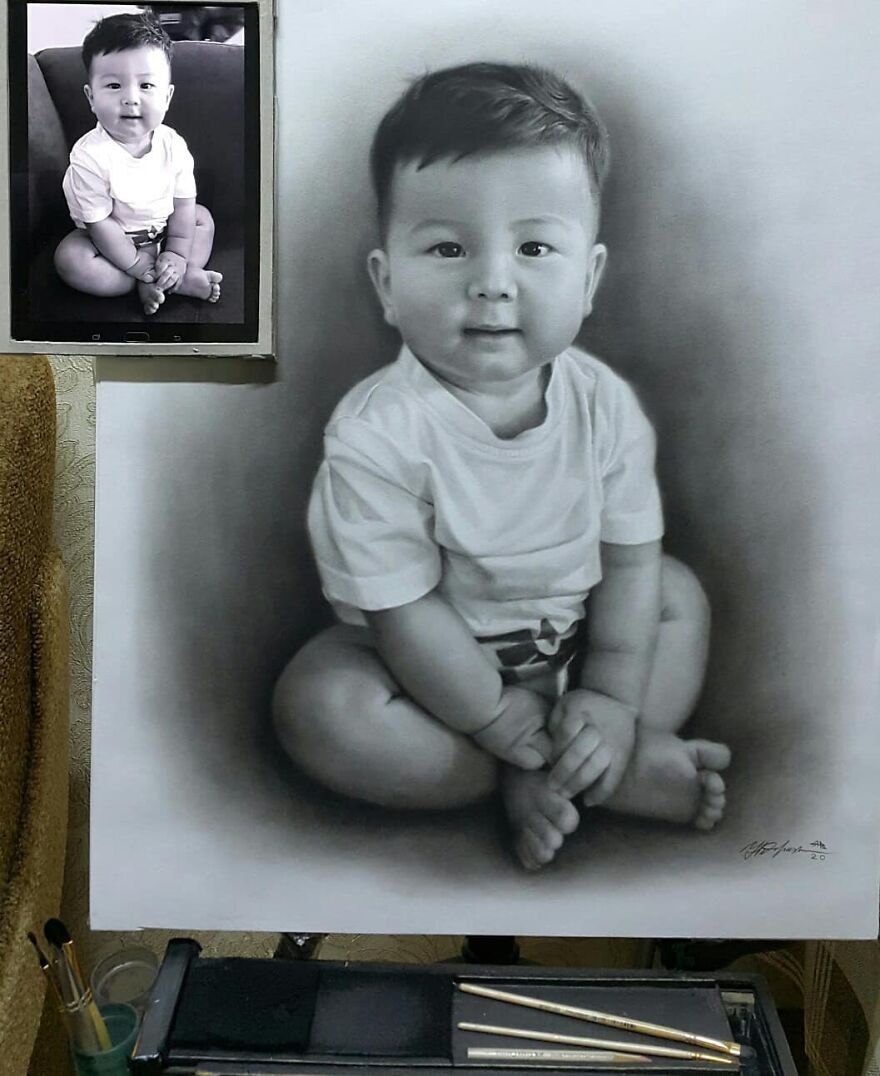 Russian Street Artist Draws Amazing Lifelike Portraits In Less Than An Hour(112 New Pics)