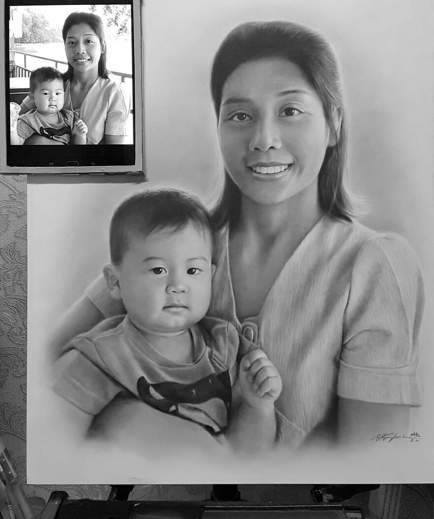 Russian Street Artist Draws Amazing Lifelike Portraits In Less Than An Hour(112 New Pics)