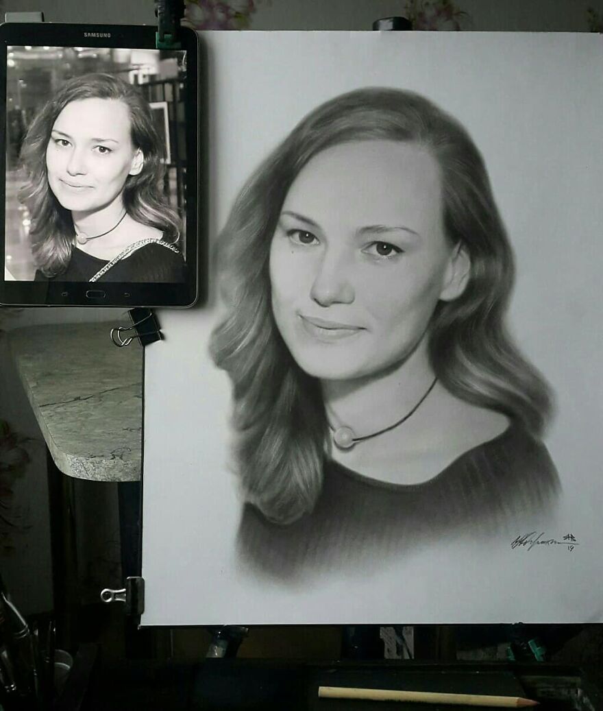 Russian Street Artist Draws Amazing Lifelike Portraits In Less Than An Hour(112 New Pics)