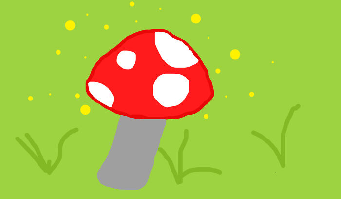 Mushroom (Also I Drew This With A Mouse So It's Pretty Bad)