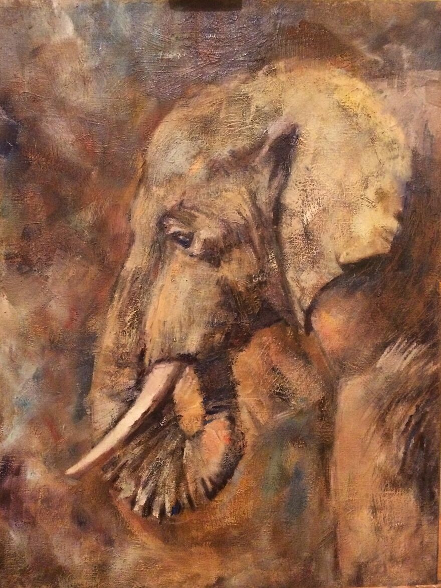 I Paint Elephants For Good Luck (5 Pics)