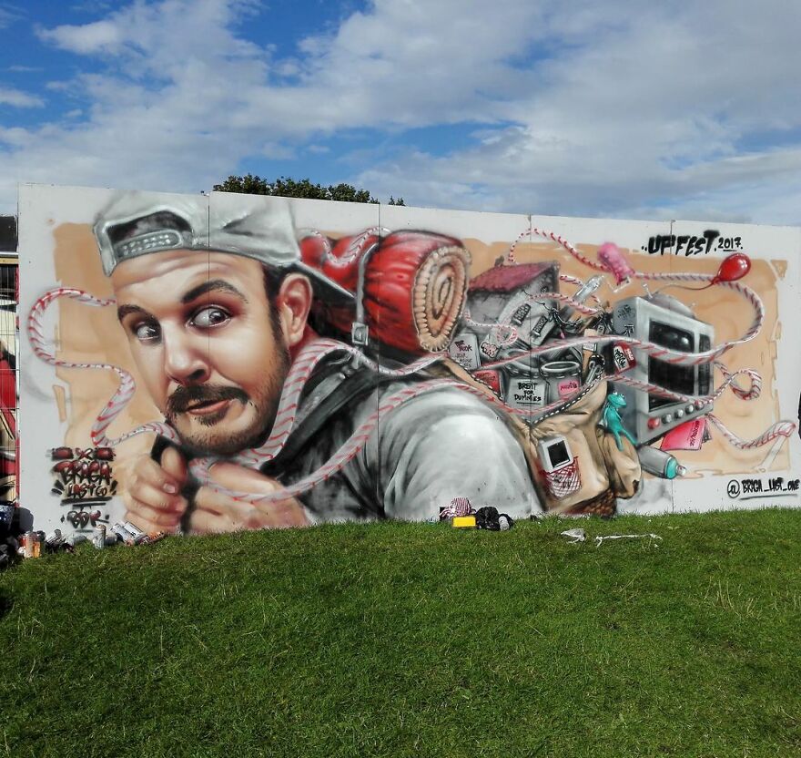 French Street Artist Occupies The Empty Spaces Of His City With His Amazing And Gigantic 3D Art (27 Pics)