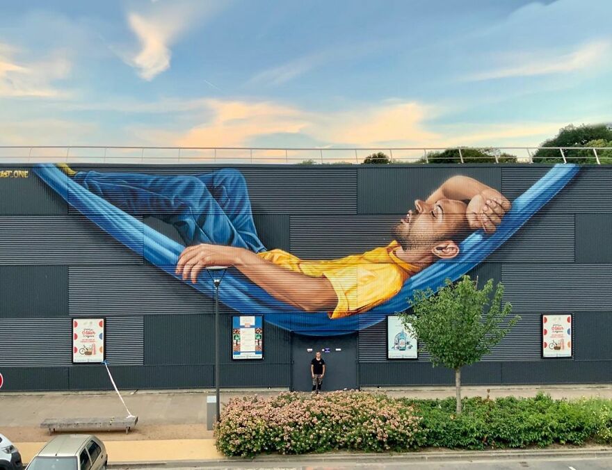 French Street Artist Occupies The Empty Spaces Of His City With His Amazing And Gigantic 3D Art (27 Pics)