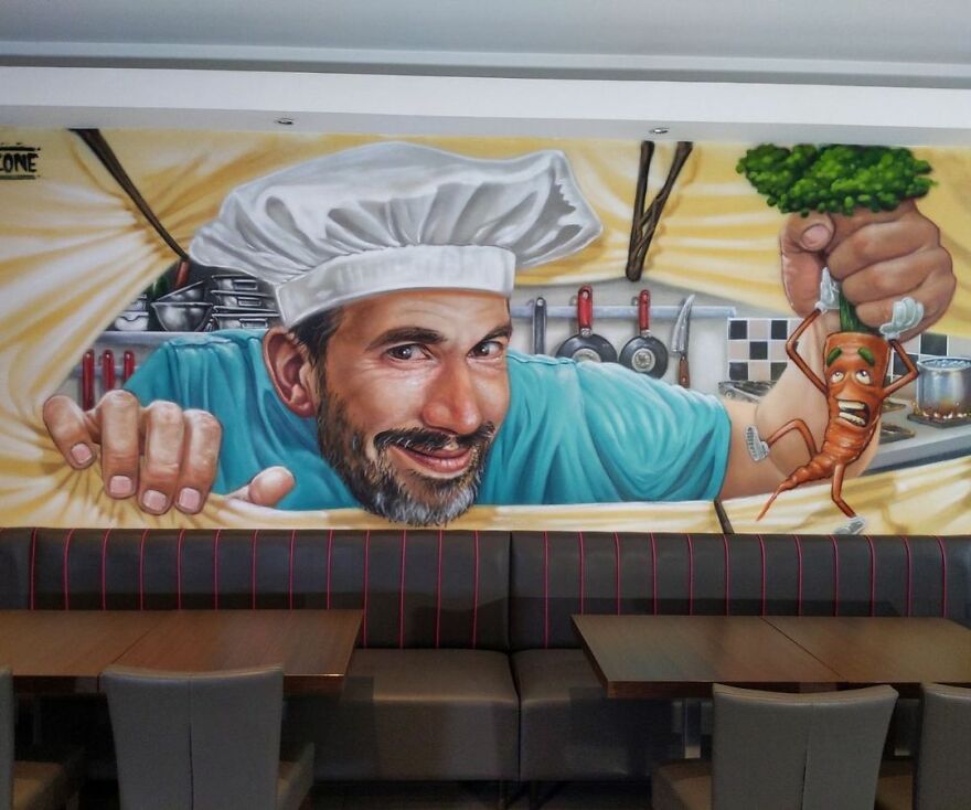 French Street Artist Occupies The Empty Spaces Of His City With His Amazing And Gigantic 3D Art (27 Pics)