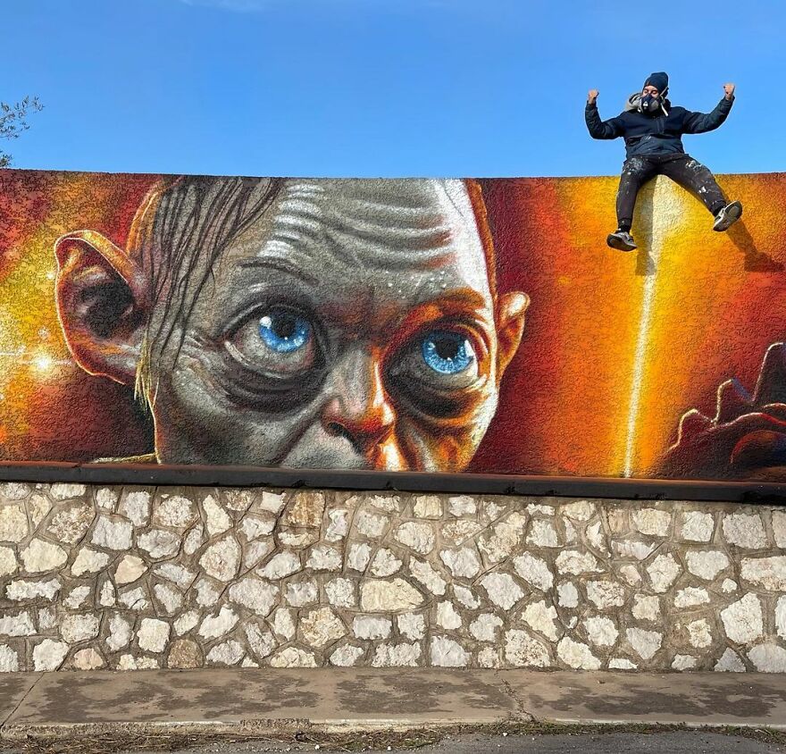 French Street Artist Occupies The Empty Spaces Of His City With His Amazing And Gigantic 3D Art (27 Pics)