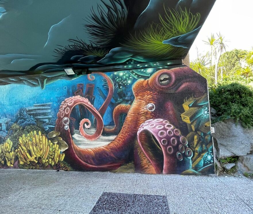 French Street Artist Occupies The Empty Spaces Of His City With His Amazing And Gigantic 3D Art (27 Pics)