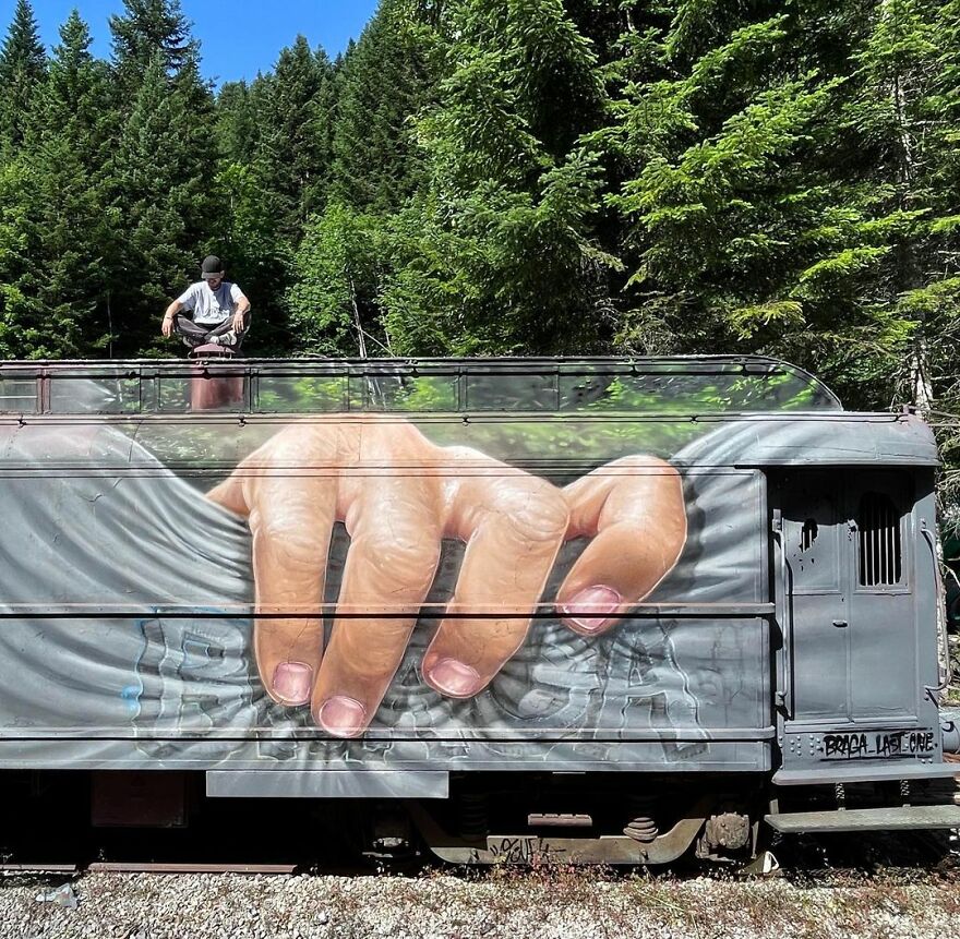 French Street Artist Occupies The Empty Spaces Of His City With His Amazing And Gigantic 3D Art (27 Pics)